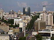 Бульвар Тараса Шевченка на схід від Галицької площі