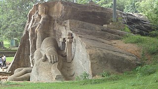 Gal Vihara Rock temple of the Buddha in Sri Lanka