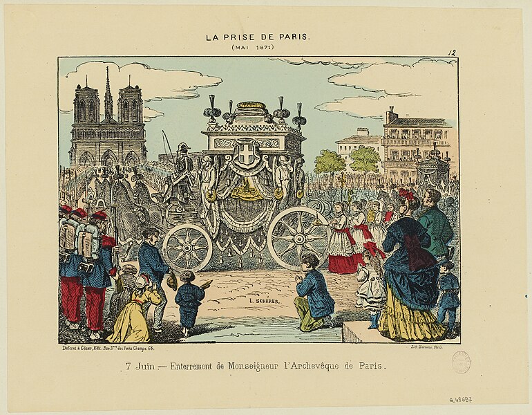 File:12 7 juin - Enterrement de Monseigneur l'Archevêque de Paris. Paris Musées 20230511123514.jpg