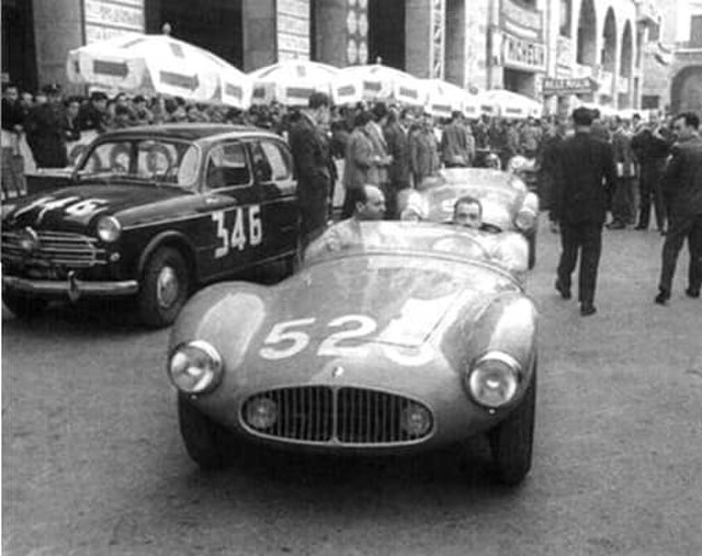 Image: 1953 04 24 Mille Miglia Maserati A6GCS 2040 Giletti Bertocchi