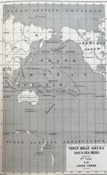 20000 Lieues Sous les Mers Carte Leagues Under the Seas Map Jules Verne.png