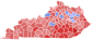2014 United States Senate election in Kentucky results map by county.svg