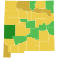 Results for the 2016 New Mexico Democratic presidential primary by county.