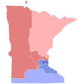 2018 Minnesota gubernatorial election results map by congressional district.svg