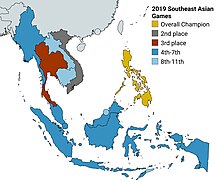 Result map of 2019 Southeast Asian Games 2019 SEA Games Result Map.jpg