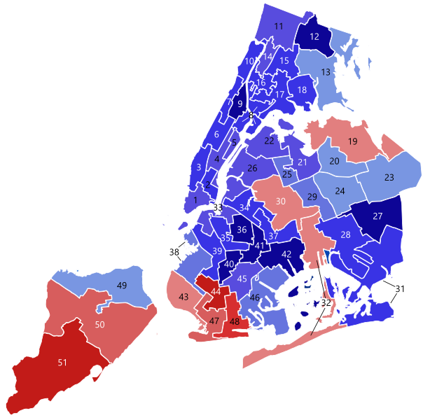 File:2022 Gubernatorial Election NYC Council Seats.svg