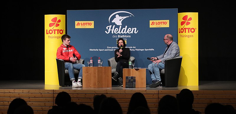 File:2023-02-17 BMW IBU World Championships Biathlon Oberhof 2023 – Helden des Biathlon mit Andrea Henkel by Sandro Halank–009.jpg