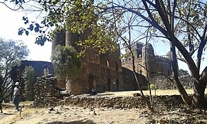 Etiopia:Gonder,un antico castello.