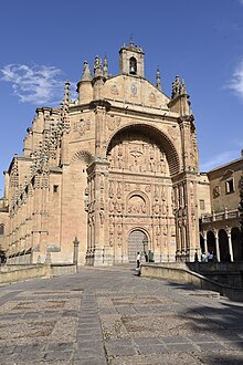 Plateresque Convento de San Esteban, built between 1524-1610. 42 Convento de San Esteban, Salamanca.jpg