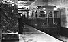 A Moscow Metro train at Sokolniki station in 1935