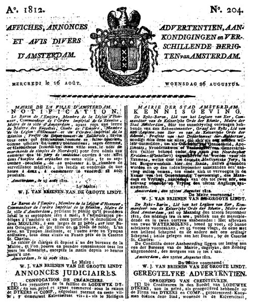 File:Affiches, annonces et avis divers d'Amsterdam = Advertentiën, aankondigingen en verschillende berigten van Amsterdam 26-08-1812 (IA ddd 010196456 mpeg21).pdf