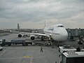 Boeing 747-400 de Air France embarcant.