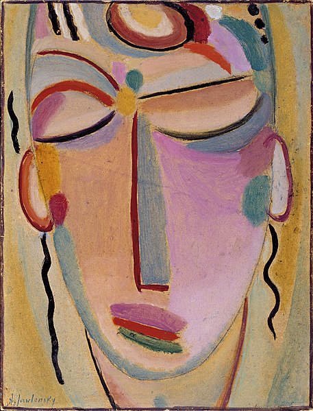 File:Alexej von Jawlensky - Mystischer Kopf, Meditation - G 13340 - Lenbachhaus.jpg