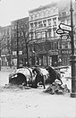 Barrikade in Berlin während der Novemberrevolution (1919)