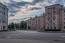 Участок улицы на пересечении с улицей Грицевца