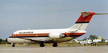 DC-9 Alisarda a Pisa, 1974.
