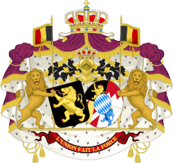 Alliance Coat of Arms of King Albert I and Queen Elisabeth.svg