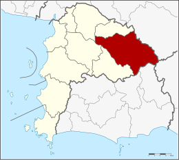 Bo Thong District - Kaart