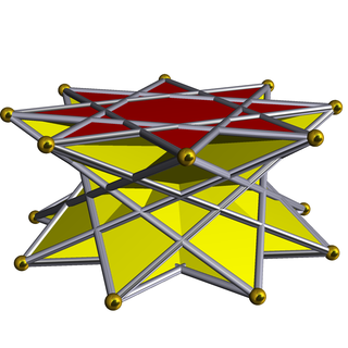 <span class="mw-page-title-main">Octagrammic crossed-antiprism</span> Polyhedron with 18 faces