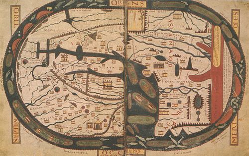 Античные и средневековые представления. Космография Себастьяна Мюнстера. Монастырские карты средневековья.