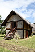 Reconstitution de la Maison du Jouir de Gauguin à Atuona.