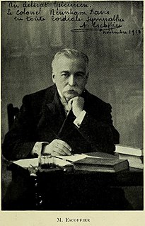 Auguste Escoffier French chef and culinary writer (1846–1935)