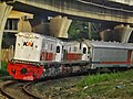 BB203 78 01 dengan CC 201 77 04 berdinas Kereta api Putri Deli