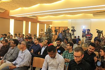 Bengali Wikipedia 10th Anniversary Press Conference, 2014.