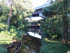 Entrance to culvert under Springfield Interchange