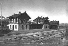 Bahnhof Füssen um 1890