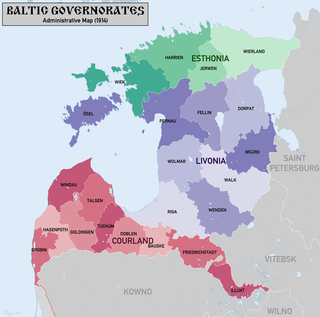 Baltic governorates Administrative units of the Russian Empire in the Baltic region (1721-1918)