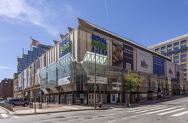 The event was held at the 1st Mariner Arena in Baltimore, Maryland.