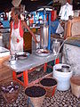 Açai (palm berry) vendor at Ver-o-Peso market