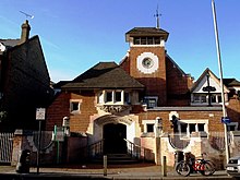 Battersea Reference Library's Altenburg Gardens entrance Battersea Reference Library in Altenburg Gardens - geograph.org.uk - 1415333.jpg