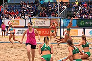 Deutsch: Beachhandball Europameisterschaften 2019 (Beach handball Euro); Tag 6: 7. Juli 2019 – Frauenfinale, Dänemark-Ungarn 2:0 (18:12, 23:22) English: Beach handball Euro; Day 6: 7 July 2019 – Women's Final – Denmark-Hungary 2:0 (18:12, 23:22)