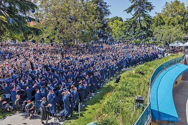 Class of 2019 Commencement in the Quad