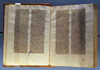 Glossa ordinaria in decretales Benedetto da parma, glossa ordinaria in decretales, 1300-50 ca., pluteo 5 sin. 6.JPG