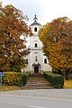 Kostel v Bošáci (pohled od západu).