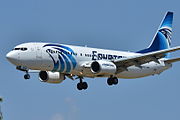 Egyptair, closer but wing cropped