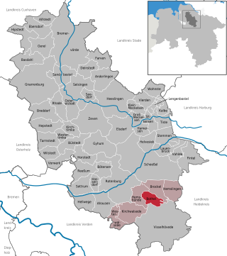 <span class="mw-page-title-main">Bothel, Lower Saxony</span> Municipality in Lower Saxony, Germany