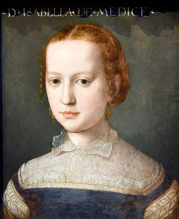 Bronzino's portrait of Isabella de' Medici as a young girl, National Museum of Stockholm