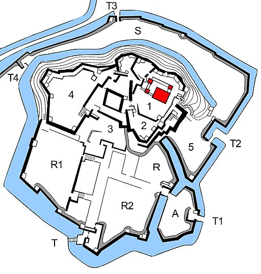 Burg Himeji Gesamtplan