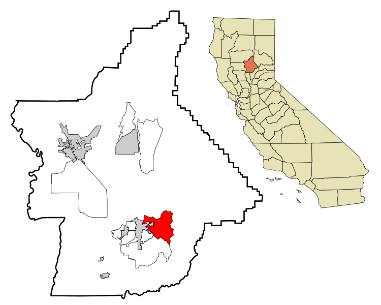 File:Butte County California Incorporated and Unincorporated areas Oroville East Highlighted.svg