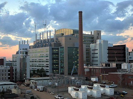 CDC Building 17 in Atlanta, Georgia, as seen from Emory University