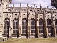 Canterbury Cathedral, the south side of the nave
