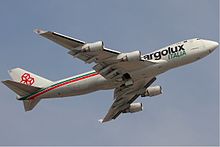 Cargolux Italia Boeing 747-400F in former livery