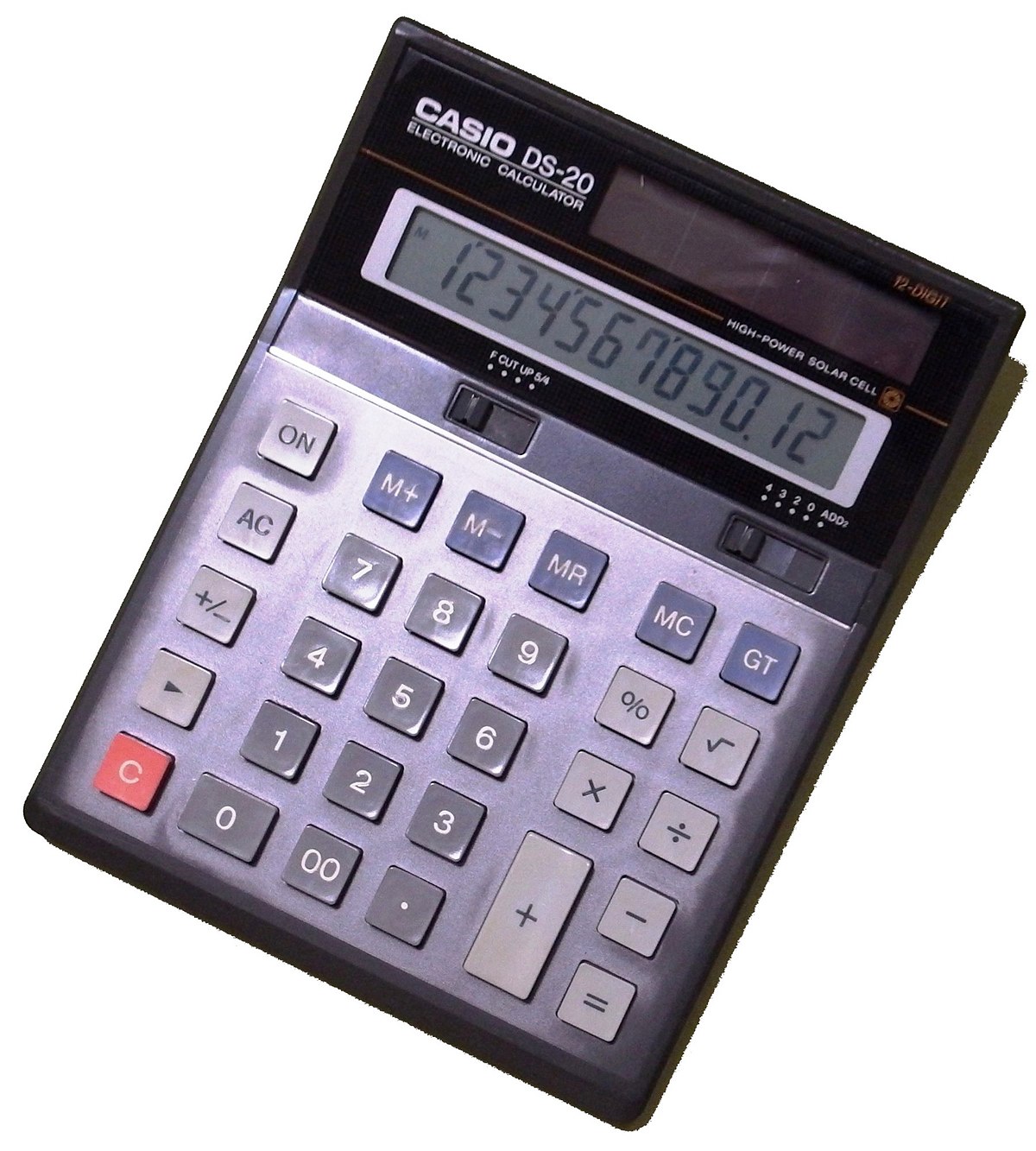 File:Casio calculator DS-20 in 201807.jpg - Wikimedia Commons
