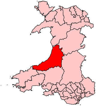 <span class="mw-page-title-main">Ceredigion (UK Parliament constituency)</span> Parliamentary constituency in the United Kingdom, 1997 onwards