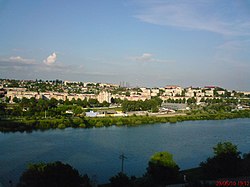 Pohled na město Cernavodă