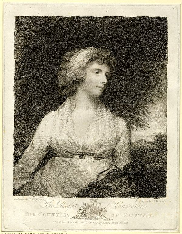 Charlotte Maria Waldegrave (c. 1800) by Charles Wilkin